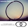 Gavigain Badminton Racket String,10m Resistant Nylon High Flexibility Badminton Racket Racquet String Line (Black) view 2