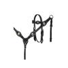EQUIGEAR Western Leather Hand Tooled Headstall and Breast Collar Set with Reins. /Size-Full,Cob AO-0047 (Brown, Pony) view 3
