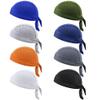 8Pcs Do Rag Skull Cap Bandana Hat Doo Rags Beanie Cooling Sweat Wicking Head Wraps Cycling Helmet Liner for Men and Women view 1