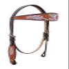 EQUIGEAR Western Leather Hand Tooled Headstall and Breast Collar Set with Reins. /Size-Full,Cob AO-0062 (Full) view 2