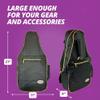 Taboo Fashions Women's Pickleball Backpack, Women's Pickleball Bag, Front Pocket for Paddles, Lots of Pockets, Adjustable Straps, Padded Straps, Water Bottle Holder (Gold Luxe) view 3