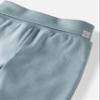 little planet by carter's unisex-baby 2-pack Pants made with Organic Cotton, Blue Creek/Grey, Newborn view 2