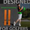 clinmday Golf Swing Training Belt,Motion Correcting Arm Band Golf Equipment for Beginners Golf Arm Swing Trainer Light Green view 3