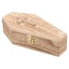 balacoo Coffin Jewelry Box Small Portable Halloween Storage for Earrings Necklaces Wooden Organizer with Lid for Home Delicate Gothic Display Box view 1