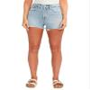 Silver Jeans Co. Women's Highly Desirable High Rise Short, Med Wash RCS219, 32W x 3L view 1