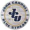 KH Sports Fan John Carroll University Blue Streaks Weathered Circle Sign, 20x20 Inches, Blue Streaks Decor; Display Your Team Spirit with This John Carroll University Blue Streaks Wall Art view 1