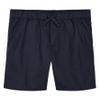 Calvin Klein Boys' Loose Modern Pull-On Twill Short, Drawstring Closure, Hemisphere Blue, 8 view 1