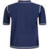Nautica Boys' Short Sleeve Swim Rashguard with UPF 50+ Sun Protection, J Navy/Red Logo, 6 view 2