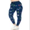 Leggings Depot Women's High Waist Print Jogger Track Pants with Pockets-S657, Christmas Thread, Small view 4