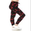 Leggings Depot Women's High Waist Print Jogger Track Pants with Pockets-S658, Reindeer Plaid, Medium view 1