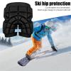 3D Protection Hip Butt EVA Paded Crush Guard Tailbone Impact Pad Ski Ice Skating Snowboard (Size : X-Large) view 2