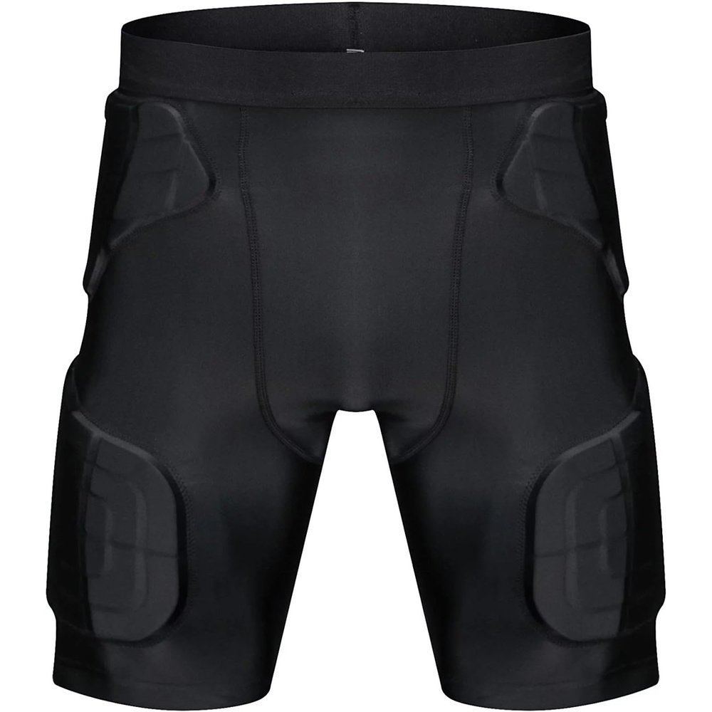 BAHREL 3D Hip Protection EVA Paded Short Pants Butt Tailbone pad Impact Gear for Skiing Skating Snowboarding (Size : X-Large)