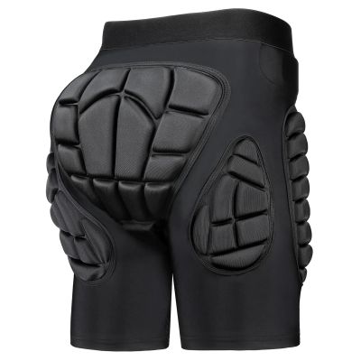 BAHREL 3D Hip Protection EVA Butt Pads Protective Padded Shorts Protective Gear Guard Impact Pad for Skiing Ice Skating Snowboarding (Size : X-Large)