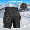 BAHREL 3D Hip Protection EVA Butt Pads Protective Padded Shorts Protective Gear Guard Impact Pad for Skiing Ice Skating Snowboarding (Size : X-Large) view 2