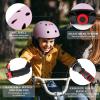 CELOID Kids Bike Helmet,Toddler Skateboard Helmets for Ages 5-6 Years Boys Girls,Adjustable Multi-Sport Bicycle Skateboarding Roller Skating Scooter Balance Bike Helmet,Lilac view 4