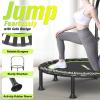ZCMHAXJ Foldable Mini Trampoline, 40"/48" Rebounder Trampoline for Adults & Kids, 450lbs Capacity with U-Shaped Adjustable Bar, Indoor Fitness Workout Exercise Equipment view 4