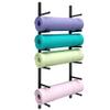 Yoga Mat Rack Yoga Mat Holder Wall Mount for Foam Roller, Resistance Band, Small Workout Tools, and Yoga Mat Storage for Yoga Studio or Commercial Gym view 1