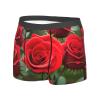 Red Rose Flowers Premium Elastic Men'S Boxer Briefs,Comfortable And Breathable Men'S Underwear view 2