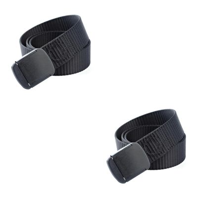 GALPADA 2pcs Men's Boys Outdoor Nylon Belt Quick Release Buckle Belt Buckle Hiking for Sports Activities