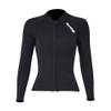 Owntop Womens Wetsuit Top, 2MM Wetsuit Jacket, Long Sleeves Keep Warm for Swimming Diving Surfing (Women's Black, XXL) view 1