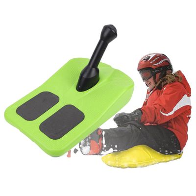 Snow Scooters/Snowboards/Snow Sleds - Slick Grooved Bottom for Speed and Control - Entry Level Winter Sports - Winter Fun for Family and Friend