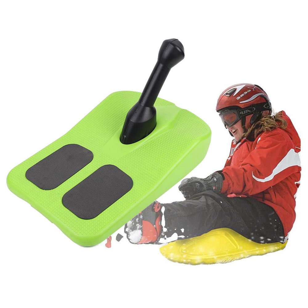 Snow Scooters/Snowboards/Snow Sleds - Slick Grooved Bottom for Speed and Control - Entry Level Winter Sports - Winter Fun for Family and Friend