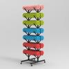 SUYUDD Floor-Standing Yoga Mat Rack, Multilayer Storage Rack for Yoga Mat/Foam Roller, Gym Workout Equipment Storage Rack for Home Workouts - Hold 8~14 Yoga Mats view 3