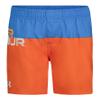 Under Armour Boys' Volley Swim Trunks with UPF 50+ Sun Protection, Quick Dry Bathing Suit Shorts, Atomic Logo, YM view 1