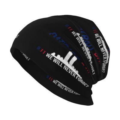 911 Patriot Day Never Forget 911 Comfort Elegance Knitted Hat Black Daily for Men Women