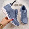 Ladmiple Walking Shoes Women Arch Support Size 12 Womens Walking Shoes Daily Pull-on Lightweight Comfy Breathable Running Tennis Shoes Slip On Fashion Platform Sneakers view 3