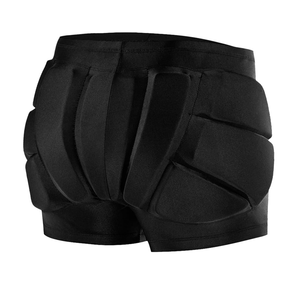 BAHREL Protective Padded Shorts EVA Paded Short Pants 3D Hip Protection and Tailbone Crash Pad Impact Shorts for Skiing Skating Snowboarding (Size : X-Large)