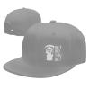 KLIUXBF But Did You Die Snapback Hat Hip Hop Style Flat Bill Brim Hats Baseball Cap Gray view 1