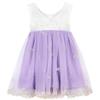 AGQT Toddler Girls Tulle Tutu Dress Sleeveless Summer Dresses Fairy Dresses For Girls ,Toddler Girl Princess Dress Pageant Dress 1st Birthday Dress For Baby Girl Purple 3-4 Years view 1