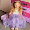 AGQT Toddler Girls Tulle Tutu Dress Sleeveless Summer Dresses Fairy Dresses For Girls ,Toddler Girl Princess Dress Pageant Dress 1st Birthday Dress For Baby Girl Purple 3-4 Years view 2