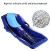 Plastic Toboggan with Pull Rope and 2 Handles, Classic Winter Fun Ski Skooter Snow Sled Portable Snowboard Kick-Scooter Sled for Use on Snow, 39.4x17.7x9.8 inch view 3