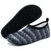 ANLUKE Water Shoes Barefoot Aqua Yoga Socks Quick-Dry Beach Swim Surf Shoes for Women Men BlackGreywave 44/45 view 1