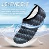 ANLUKE Water Shoes Barefoot Aqua Yoga Socks Quick-Dry Beach Swim Surf Shoes for Women Men BlackGreywave 44/45 view 4