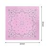 2 Pack Types of Paisley Pattern Bandanas, 22x22 Inches Cotton Bandanas Handkerchief Face Mask for Men & Women (Pink-2 Pack) view 3