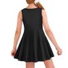 OZELANSAY Kawaii Animal Print Girls Summer Skater Dress Running Horse Sleeveless Shirt Dresses 11-12 Years Kids A-Line Swing Twirly Kawaii Black Dress School Party Casual Clothes Evening view 3