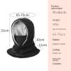 PLBSE Cycling Windproof Scarf Hat, Unisex Adults, Black, Beanie, Cycling Hat, One Size Fits Most, Warm Face Cover, Winter, Solid, Casual view 3