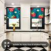 AQUNNEW Stylish Curtain Set 2 Panels for Caf Living Room Bedroom Bathroom Kitchen Rod Pocket Curtains Strawberry view 4