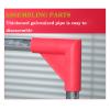 YLQFGUVWK Table Tennis Baffle, Training Court Portable Privacy Partition Screen for Schools, Stadium Table Tennis Court Fence Surround Obstacle Blocks (Size : 140x75CM-10PCS) view 4