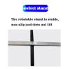 YLQFGUVWK Foldable Table Tennis Backstop, Heavy Duty Club Table Tennis Fence Surround Obstacle Block, Portable Temporary Partition Screen for Office Playground (Size : 140x75CM-8PCS) view 4