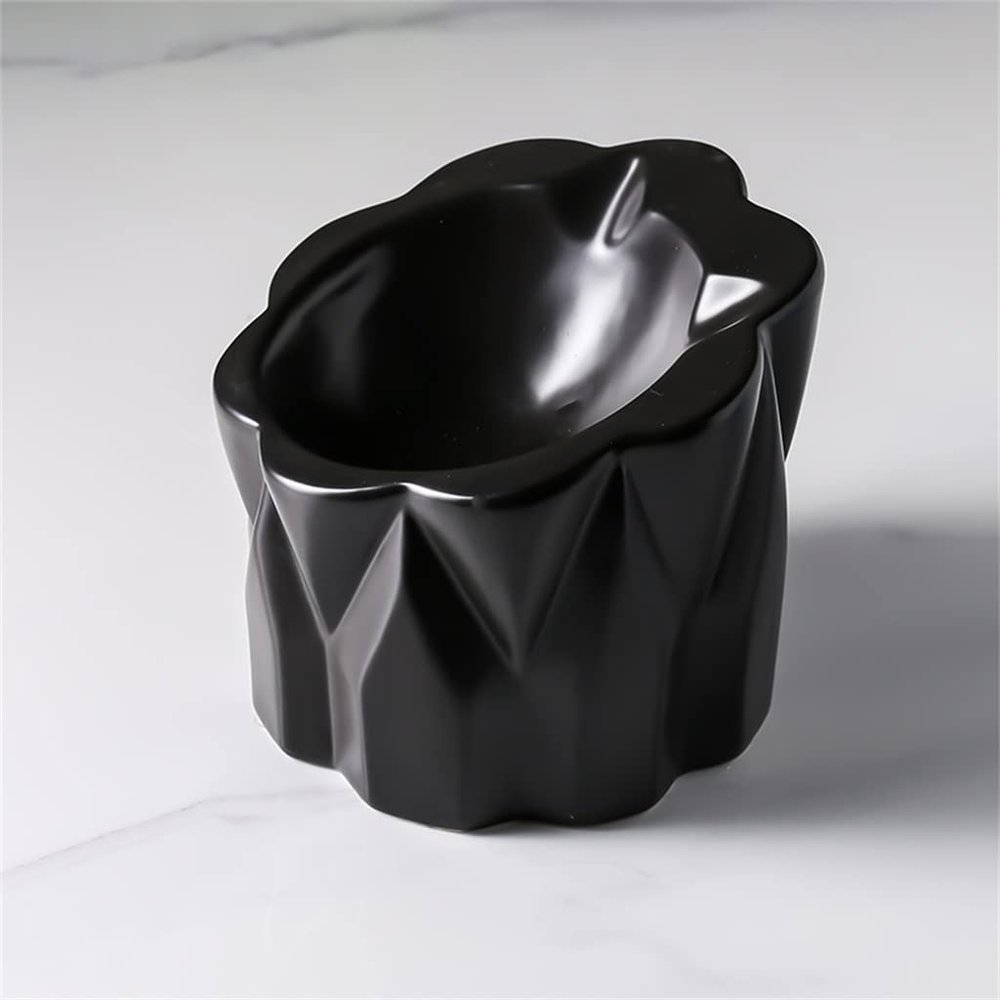 Pink Pet Bowl Ceramics Cats Bowl Raised Small Dog Bowl Ceramic Cute Pet Products Food Feeder (Color : E Size : One Size) (C One Size)
