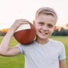 ''To My Grandson'' ''To My Son'' Print American FootbaPrint American Footballs For Outdoor Training And Recreational Play With Official Standard Size, Birthday Gift For Children (Grandma to grandson) view 2