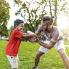 ''To My Grandson'' ''To My Son'' Print American FootbaPrint American Footballs For Outdoor Training And Recreational Play With Official Standard Size, Birthday Gift For Children (Grandma to grandson) view 3