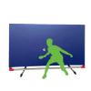 YLQFGUVWK Table Tennis Baffle, Foldable Heavy-Duty Club Training Competition Fence Surround Barrier Block, School, Stadium Table Tennis Court Temporary Partition Screen (Size : 140x75CM-6PCS) view 1