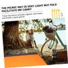 BCOATH Foldable Picnic Mat Nylon Camping Ground Pad for Outdoor Activities Beach Picnic Use Lightweight Portable Design for view 2