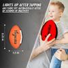Toowaka Kids Light up Football,Glow in The Dark Youth Ball with LED Lights Pre-Installed-Batteries Included (Size 3) view 2