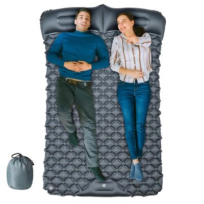 HeyJiaYu Inflating Sleeping Pad,Portable Double Person Self Inflatable Outdoor Mat for Tent Car Truck Van, 441 Lbs Capacity, Air Sleeping Mat with Carry Bag, for Camping, Hiking, Backpacking